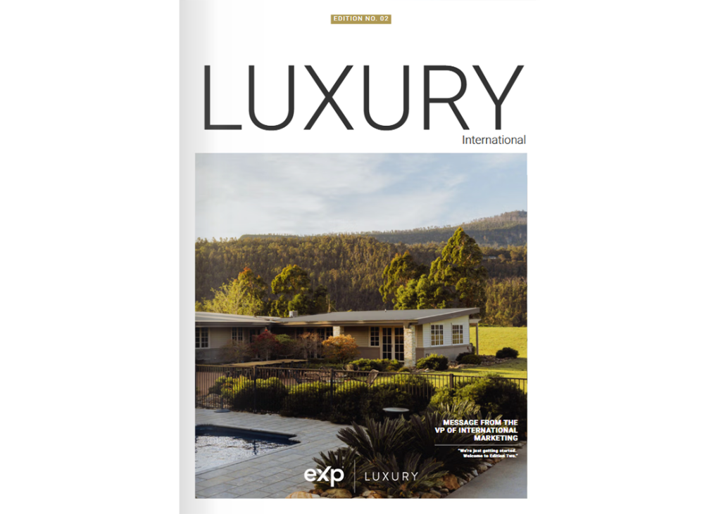 eXp Luxury International Magazine, Edition No. 02, cover